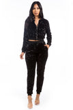 Sequin Pant Set