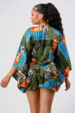 Ready for vacation tropical print two pcs set