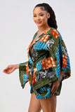 Ready for vacation tropical print two pcs set