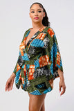Ready for vacation tropical print two pcs set